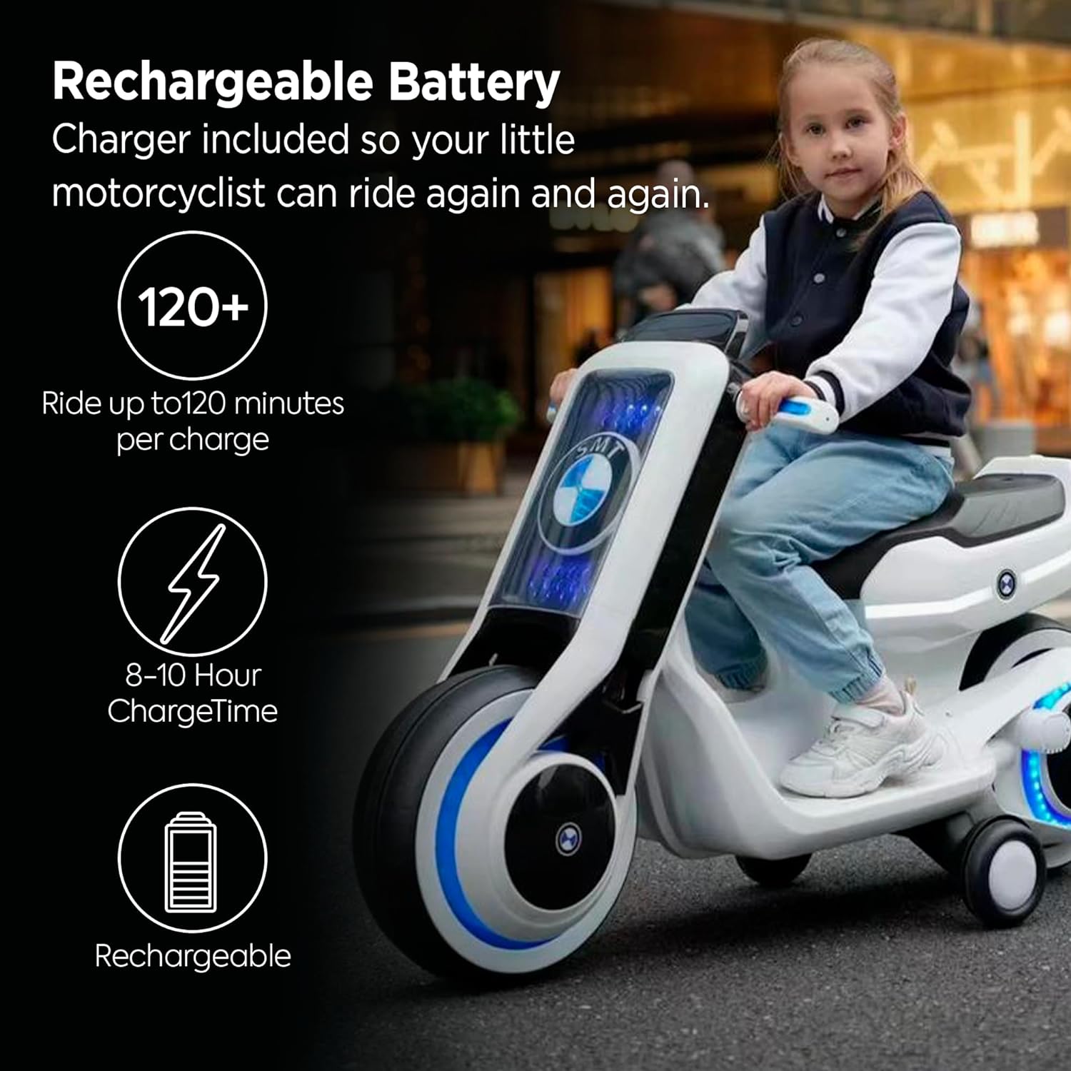 WaveWand™ Elektrische motorfiets voor kinderen